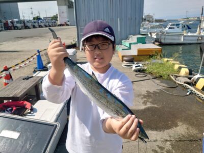 <p>沖の北 ショアジギでサゴシ！</p>