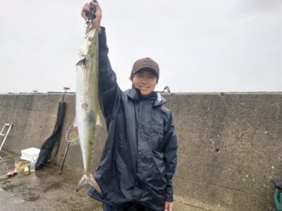 <p>沖の北 メガバスX80マグナムでサワラ！7時にヒット！</p>