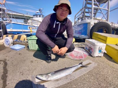 <p>西岡様  沖の北  ジークのジグでサワラ！</p>